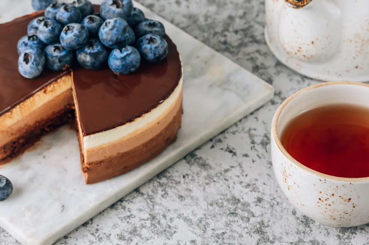 Dolci estivi freddi: cheesecake ai mirtilli senza cottura