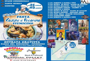 Torna a Fiumicino la festa delle mezze maniche cozze e pecorino