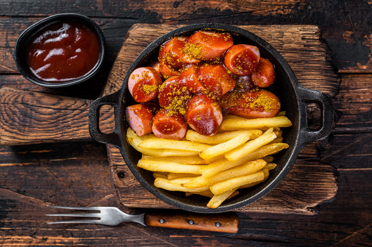 Currywurst e bratwurst: lo street food tedesco